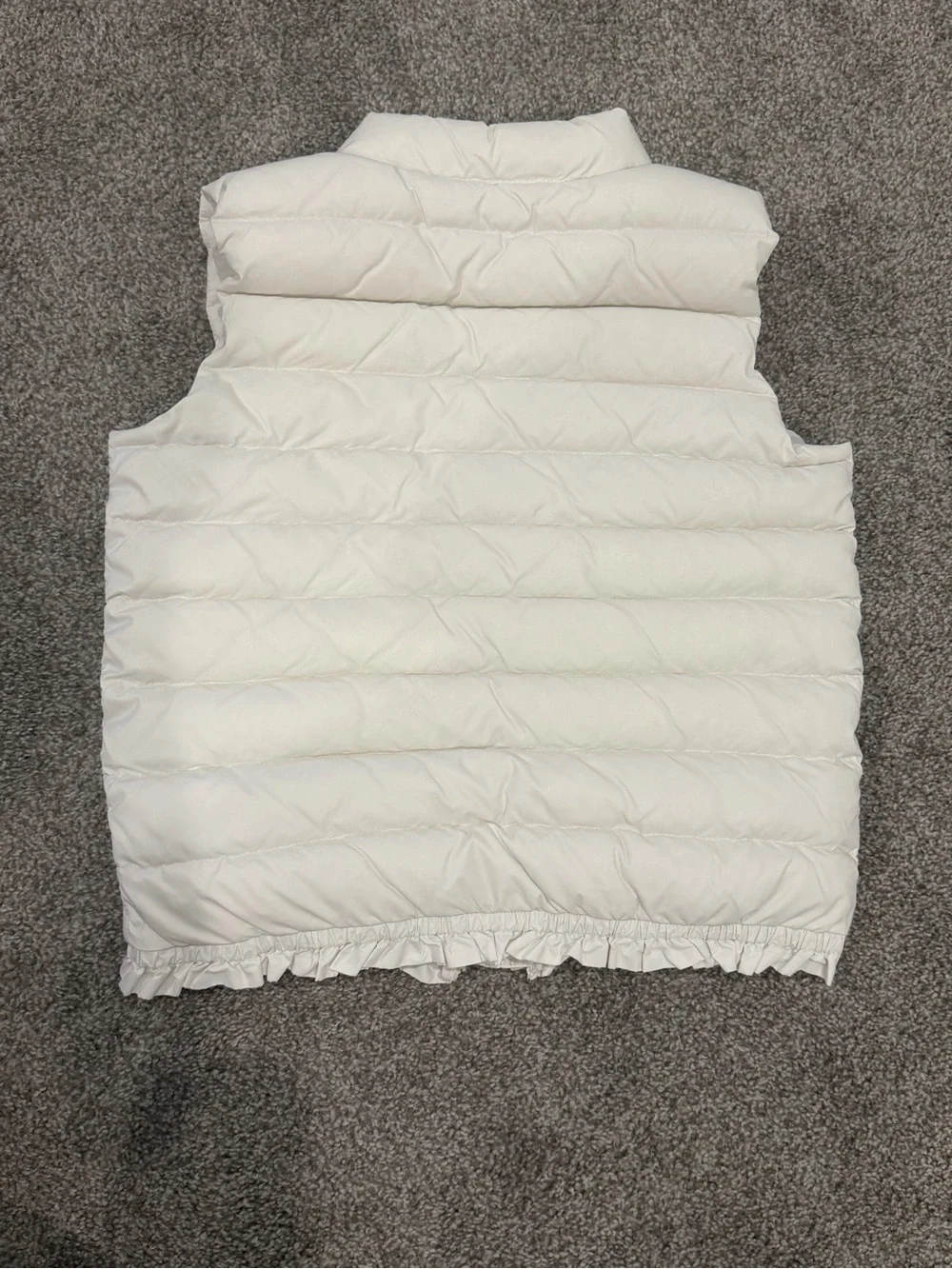 Polo Ralph Lauren Quilted Ruffled-Hem Down Gilet